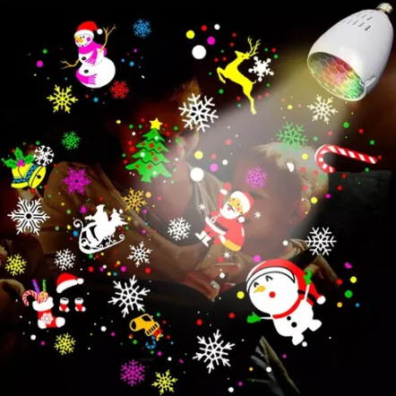 BOMBILLO PROYECTOR NAVIDEÑO